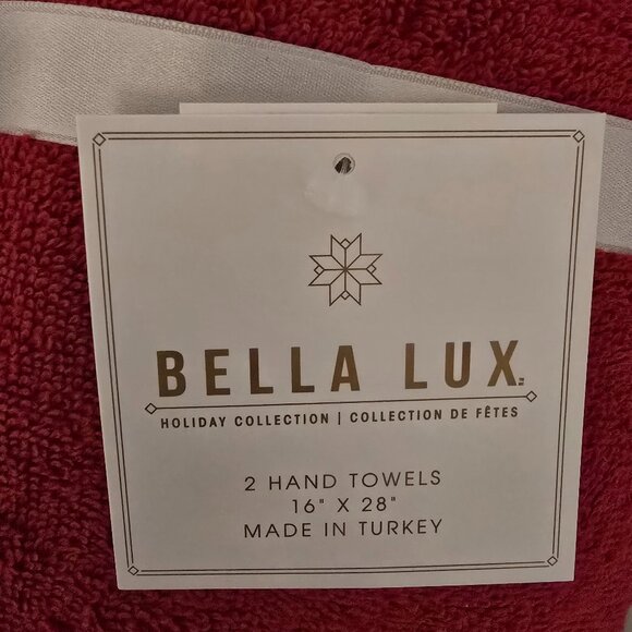 NWT Glitter Snowflake Hand Towels - Picture 4 of 4